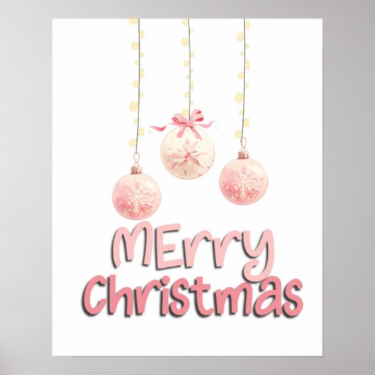 Weihnachtsdekoration Wandkunst Poster (Vorne)