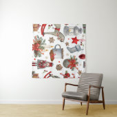 Weihnachtsdekoration Wandteppich