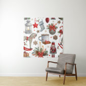 Weihnachtsdekoration Wandteppich