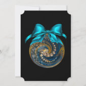 Weihnachtsdekoration , Weihnachten Einladung (Rückseite)