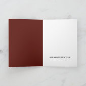 Weihnachtsdekoration, Weihnachtsgrüße Karte (Innenseite)