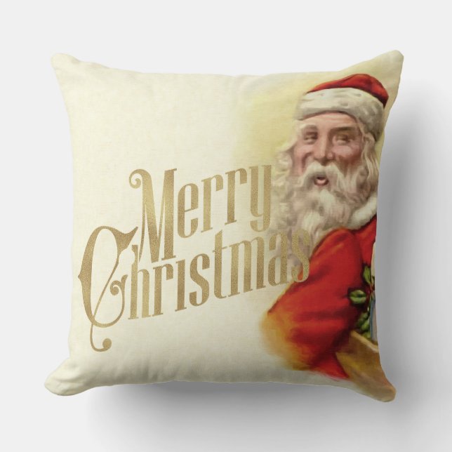 Weihnachtsdekoration Weihnachtsmann Weihnachten Kissen (Vorderseite)