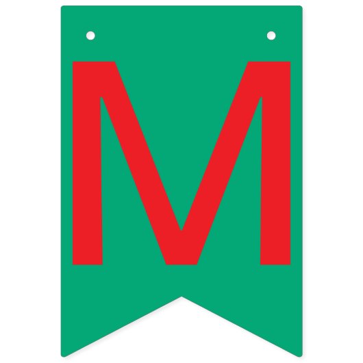 Weihnachtsdekoration Wimpelkette (Zweite Fahne)