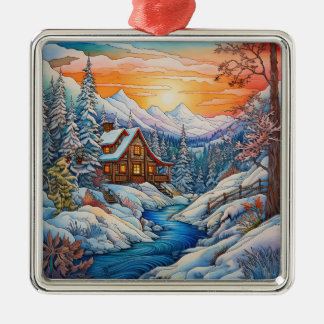 Weihnachtsdekoration Winter Ornament Aus Metall