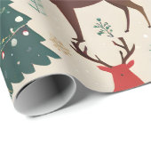 Weihnachtsdekoration Wrapping Paper Geschenkpapier (Rolleneckpunkt)