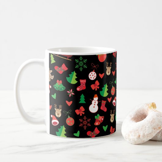 Weihnachtsdekoration XMAS Christmassy Tasse Orname (Mit Donut)