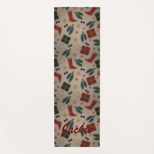 Weihnachtsdekoration yogamatte (Vorderseite)