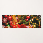 Weihnachtsdekoration Yogamatte (Rückseite (Horizontal))