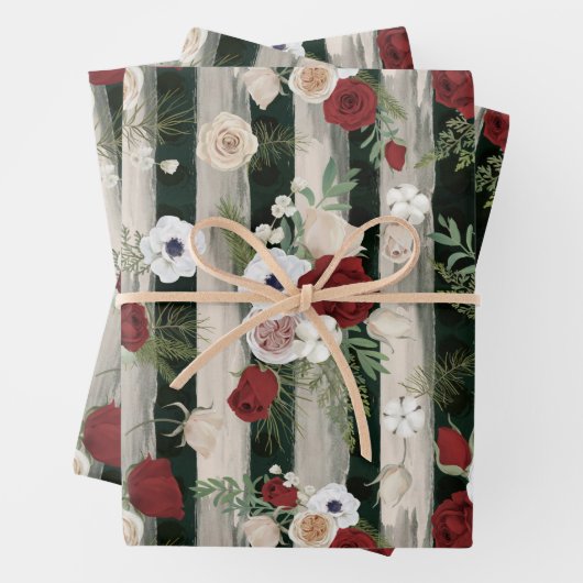 Weihnachtsdekoration, Yuletide-Geschenkmuster Geschenkpapier Set (Beispiel)