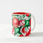 Weihnachtsdekoration Zweifarbige Tasse (VorderseiteRechts)