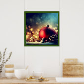 Weihnachtsdekorationen 1 poster (Küche)