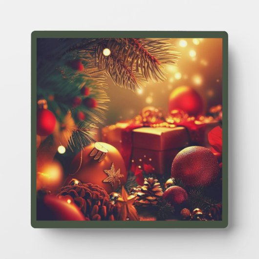 Weihnachtsdekorationen 2 fotoplatte (Vorderseite)