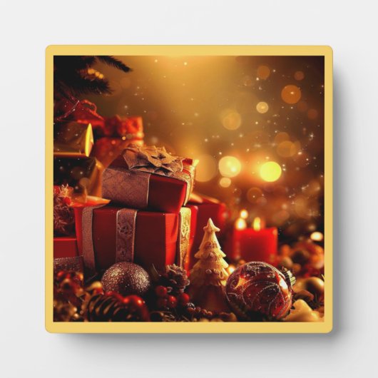 Weihnachtsdekorationen 3 fotoplatte (Vorderseite)