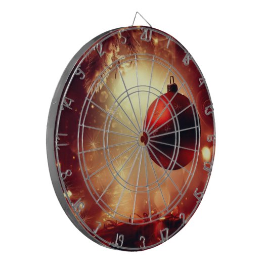 Weihnachtsdekorationen (5) dartscheibe (Vorderseite Links)