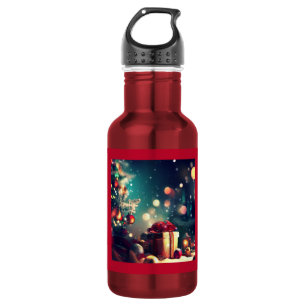 Weihnachtsdekorationen 6 edelstahlflasche