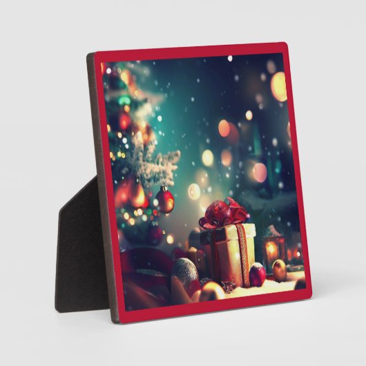 Weihnachtsdekorationen 6 fotoplatte (Vorderseite)