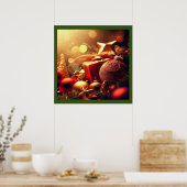 Weihnachtsdekorationen 7 poster (Küche)
