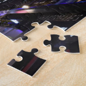 Weihnachtsdekorationen bei Night, SoHo, London Ver Puzzle (Seite)