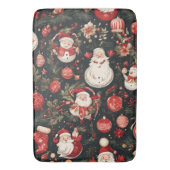 Weihnachtsdekorationen, Blätter, Blume Badematte (Vorderseite Vertikal)