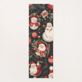 Weihnachtsdekorationen, Blätter, Blume Yogamatte (Rückseite)