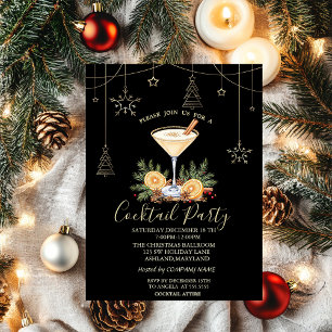 Weihnachtsdekorationen Cocktail Orange Weihnachten Einladung