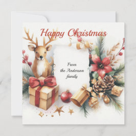 Weihnachtsdekorationen Feiertagskarte