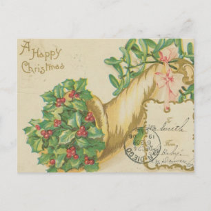 Weihnachtsdekorationen Feiertagspostkarte