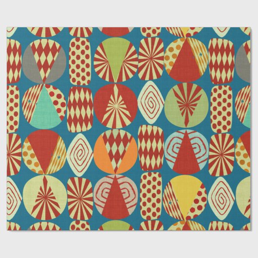 Weihnachtsdekorationen Geschenkpapier (Flach)