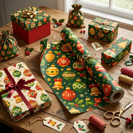 Weihnachtsdekorationen Geschenkpapier