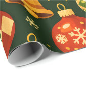 Weihnachtsdekorationen Geschenkpapier (Rolleneckpunkt)