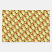 Weihnachtsdekorationen Geschenkpapier Set (Vorderseite)