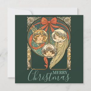 Weihnachtsdekorationen Glaube Hoffnung Und Nächste Feiertagskarte