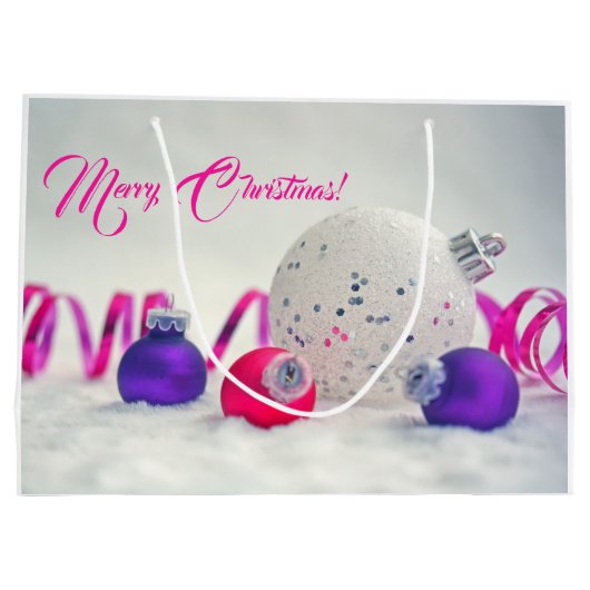 Weihnachtsdekorationen Große Geschenktasche Große Geschenktüte (Rückseite)