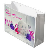 Weihnachtsdekorationen Große Geschenktasche Große Geschenktüte (Vorderseite Schrägansicht)