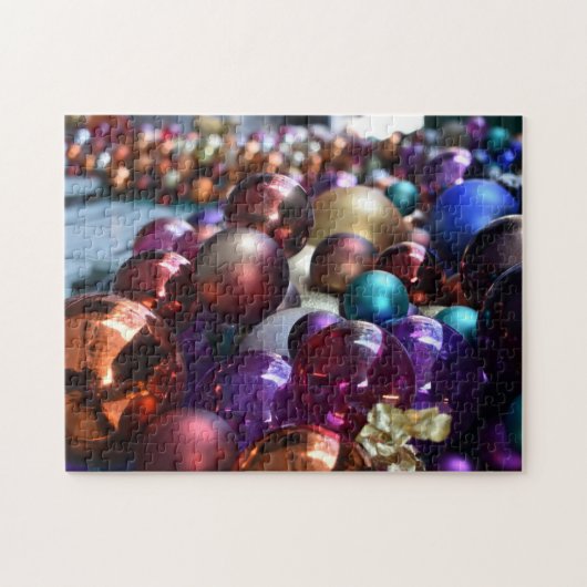 Weihnachtsdekorationen in London, England Puzzle (Horizontal)