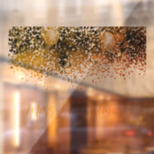 Weihnachtsdekorationen in Punkten Fensteraufkleber (Blatt 2)