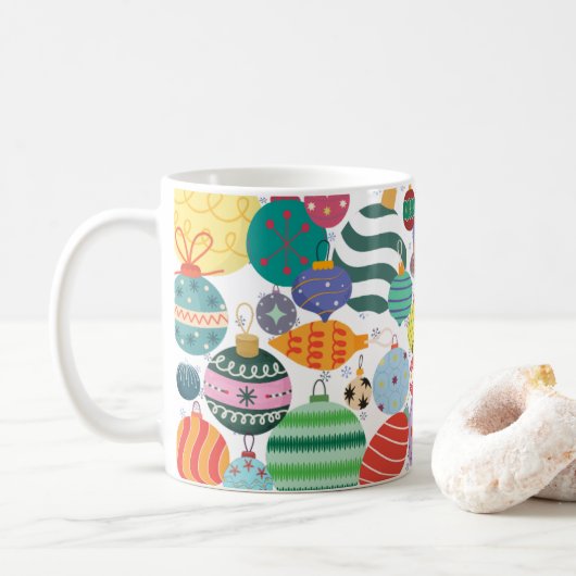 Weihnachtsdekorationen Kaffeetasse (Mit Donut)