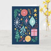 Weihnachtsdekorationen Karte (Gelbe Blume)