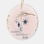 Weihnachtsdekorationen Keramik Ornament (Links)