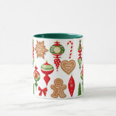 Weihnachtsdekorationen Lebkuchen Bonbons Tasse (Zentrum)