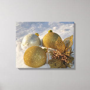 Weihnachtsdekorationen, Leinwand