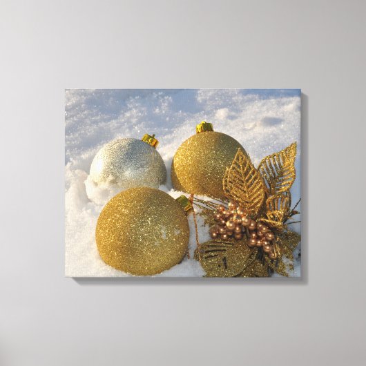 Weihnachtsdekorationen, Leinwand (Vorderseite)