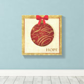 Weihnachtsdekorationen Leinwanddruck (Insitu (Holzboden))