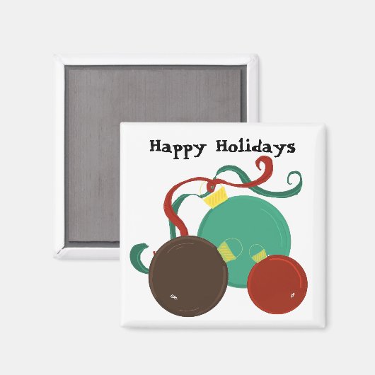 Weihnachtsdekorationen Magnet (Vorderseite/Rückseite)