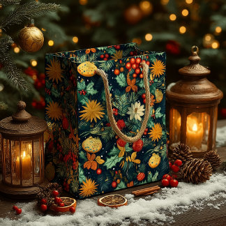 Weihnachtsdekorationen mit Namensbereich Mittlere Geschenktüte
