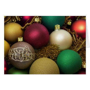 Weihnachtsdekorationen mit Stickerei