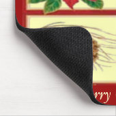 Weihnachtsdekorationen Mousepad (Ecke)