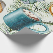 Weihnachtsdekorationen Musterpapier Geschenkpapier (Ecke)