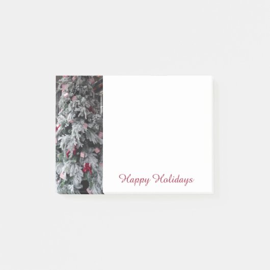 Weihnachtsdekorationen nach der Weihnachtsfeier Post-it Klebezettel (Vorderseite)