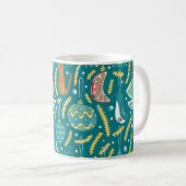 Weihnachtsdekorationen nahtlos Muster. Bright-Prot Kaffeetasse (VorderseiteRechts)
